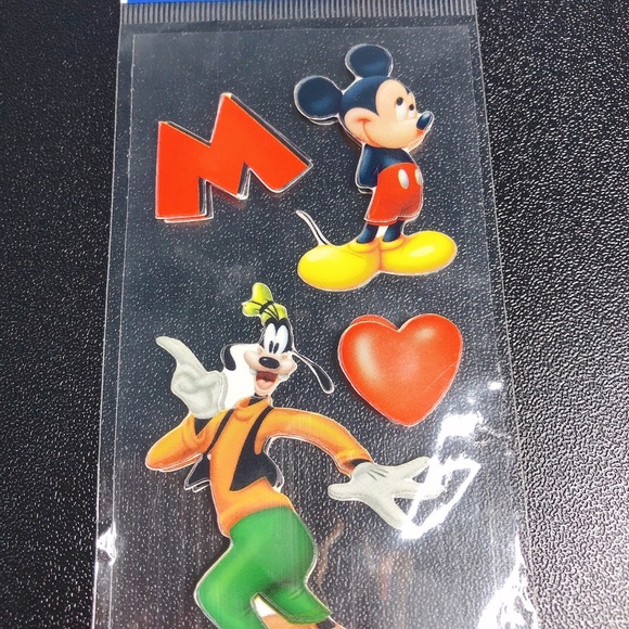 🛍3/$10 NEW Disney Mickey Mouse Paper 3-D Stickers - Picture 3 of 6